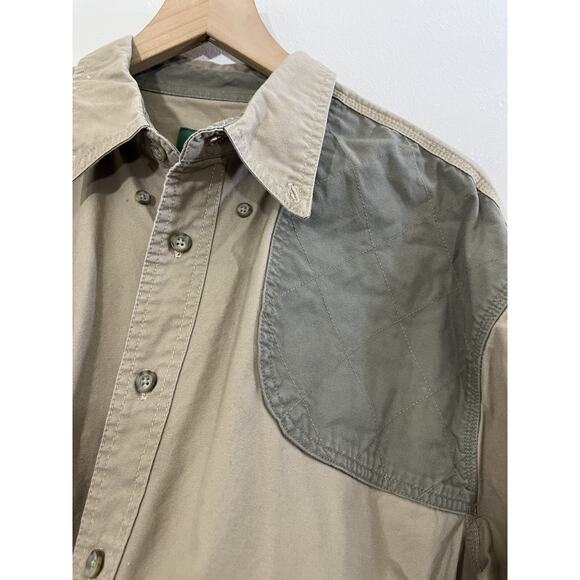 Gorpcore Utility Retro Outdoors Safari Work Button Up Shirt XLT Hunting Dad - Picture 8 of 13